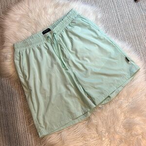 Ocean current men’s L teal swim shorts